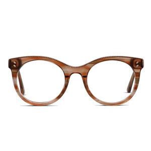 AMELIA E. 35-002719 RX CLEAR BROWN EYEGLASSES SUNGLASSES FRAMES 48-20